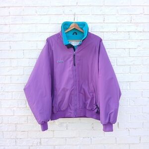 Vintage Columbia Sportswear Jacket Nylon Ski Fleece Lined
